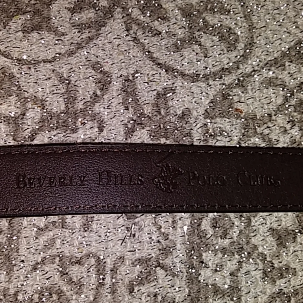 Beverly Hills Polo Club Brown Leather Belt - Picture 6 of 7